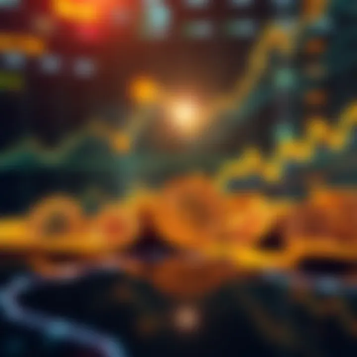 Bitcoin chart showing stability despite ETF inflow pause, with upward trends and a calm market landscape
