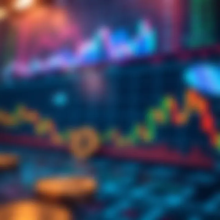 Graphs showing Bitcoin price changes and market trends for 2026 with a financial background.