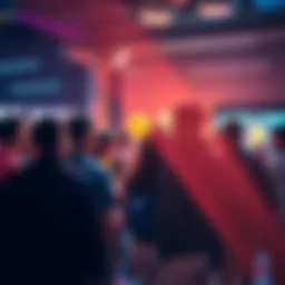 A group of people engaging in discussion at a bitcoin meetup, sharing ideas and networking.