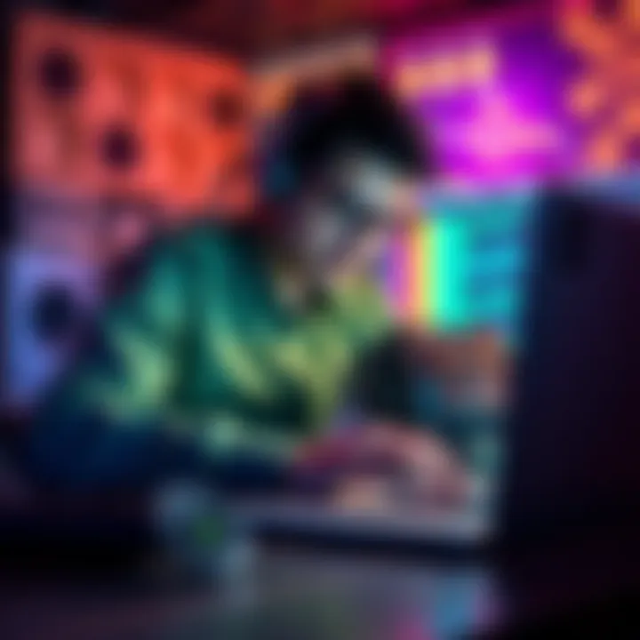 A beginner setting up a Caanon Avalon Q miner connected to a CK mining pool on a laptop.