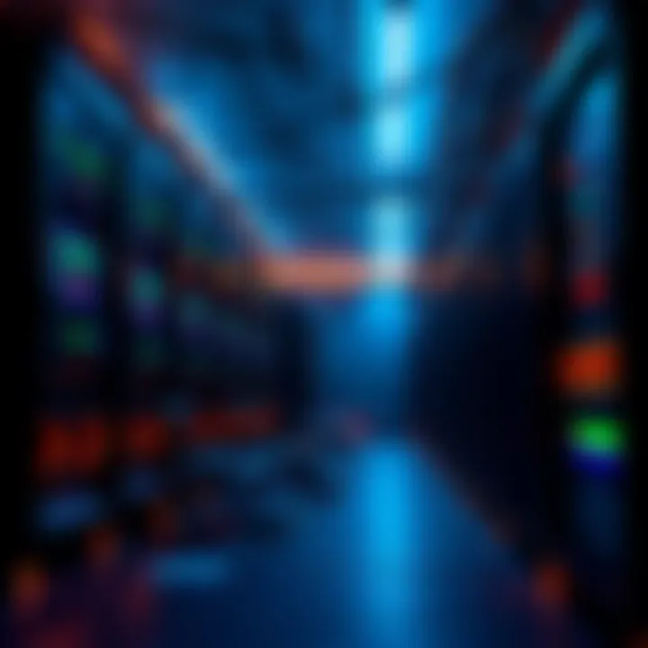 A Bitcoin mining rig in a modern hosting facility with multiple miners and good ventilation.