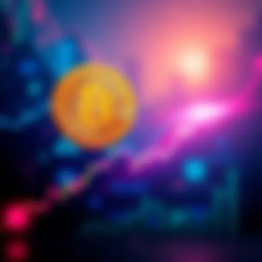 Graph showing Bitcoin price dropping to $73K with a downward trend line