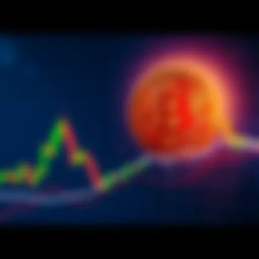 Illustration of a Bitcoin symbol falling below $90,000 on a graph