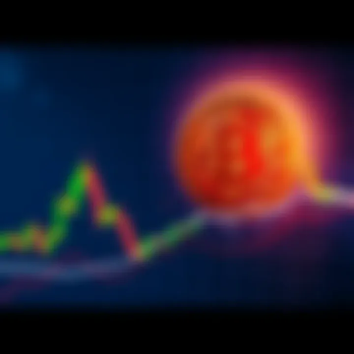 Illustration of a Bitcoin symbol falling below $90,000 on a graph