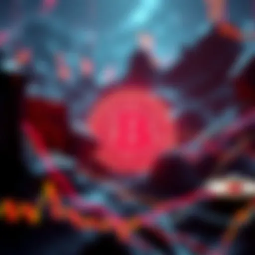 A graphic showing the decline of Bitcoin's price from $120,000 to $89,000, with indicators of market challenges.