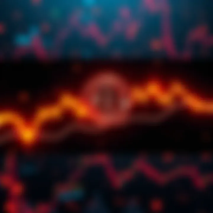 Graph showing Bitcoin's decline with a downward trend, indicating a looming price floor between $22,000 and $28,000.