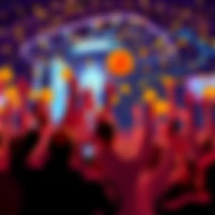 Bitcoin Price Drop Celebration Investors cheer as Bitcoin prices drop, allowing many to increase their holdings past 0.1 BTC.