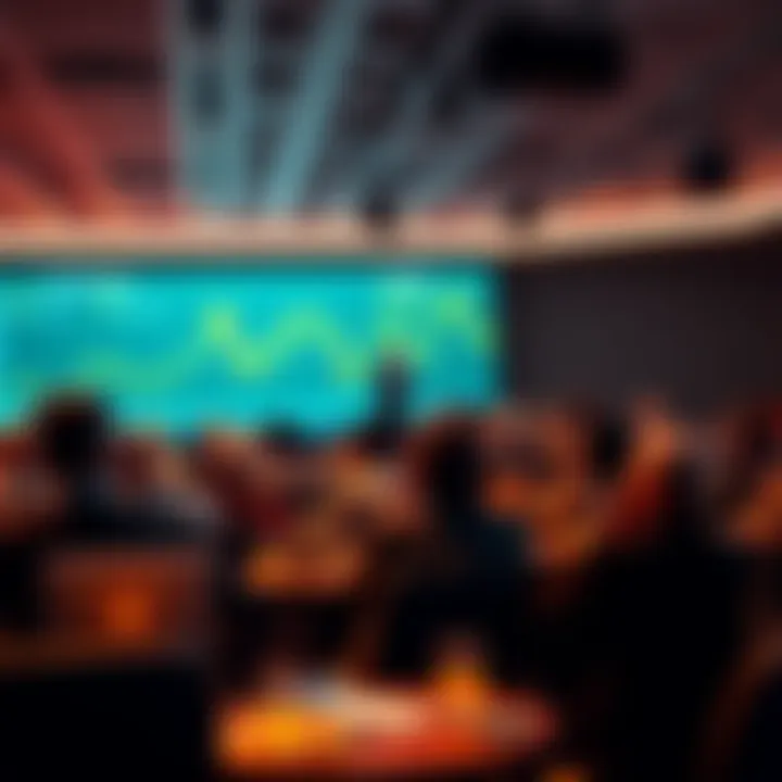 Investors discussing Bitcoin price trends in a forum setting