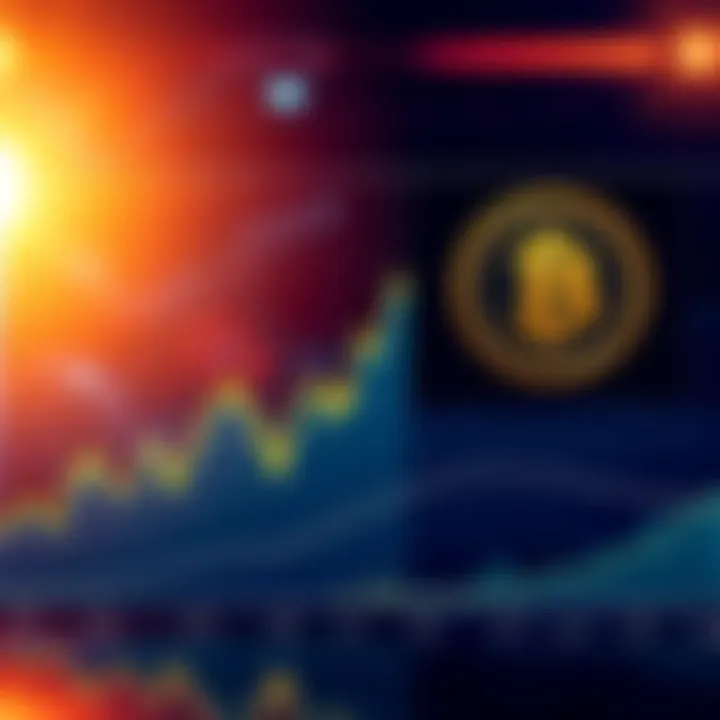 Graph showing Bitcoin price forecast with upward trend alongside JPMorgan logo