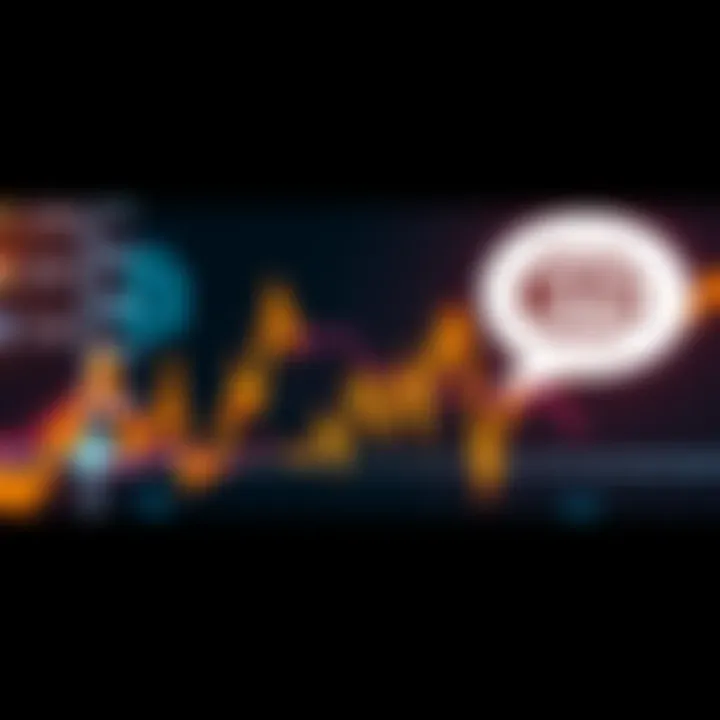 A graph showing Bitcoin price fluctuations and a speech bubble indicating trust issues among officials.