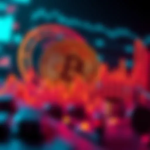 A visual representation of Bitcoin's recent price increase with a graph showing an upward trend and a Bitcoin symbol in the background.