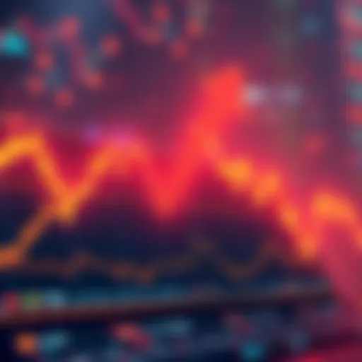 Graph showing Bitcoin price reaching $87k with arrows indicating upward movement