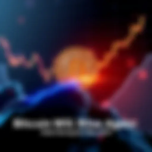 A graphic depiction of a Bitcoin coin rising with a graph showing upward trends, symbolizing possible price increases and optimism among investors.