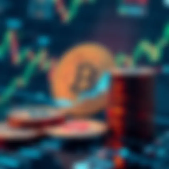Bitcoin Sale Announcement A digital graphic showing Bitcoin coins and a financial chart indicating growth, representing the recent sale of 3,588 Bitcoin by Strategy.