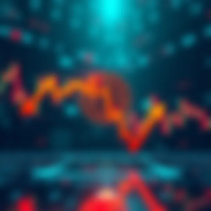 A graphic showing Bitcoin's price drop with arrows indicating a buying opportunity, symbolizing market trends and trader strategies.