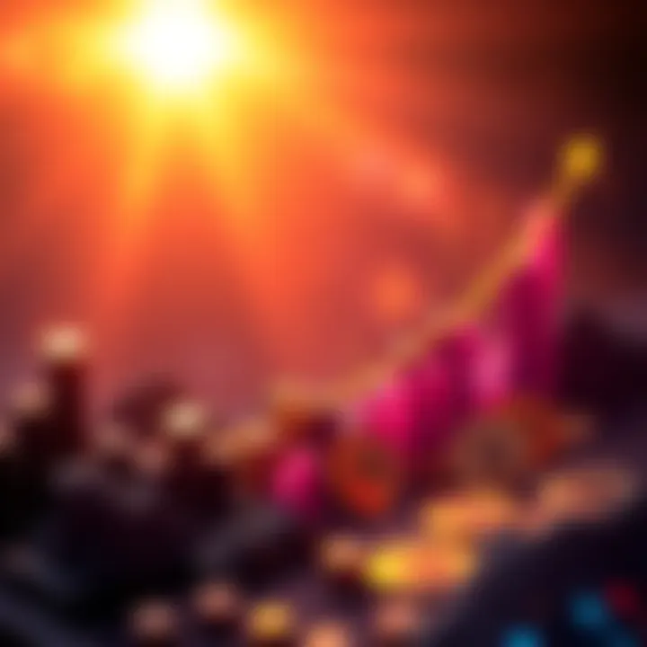 A visual representation of Bitcoin's dramatic increase in value from $1 for 500 coins to its current worth, featuring rising graphs and Bitcoin symbols.