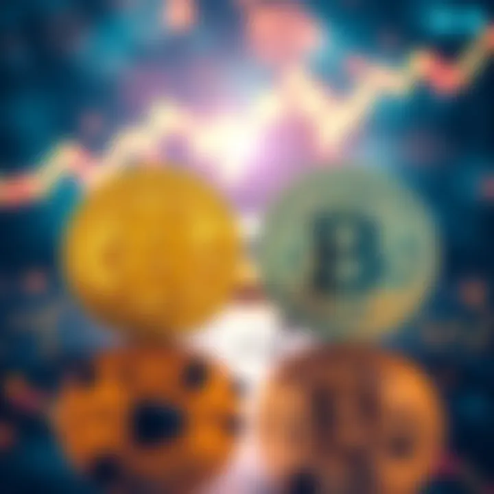 Visual showing Bitcoin and Hedera logos, representing a sentiment check among holders four months later.