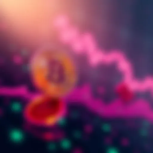 A graph showing Bitcoin's decline alongside Polkadot's growth in the cryptocurrency market