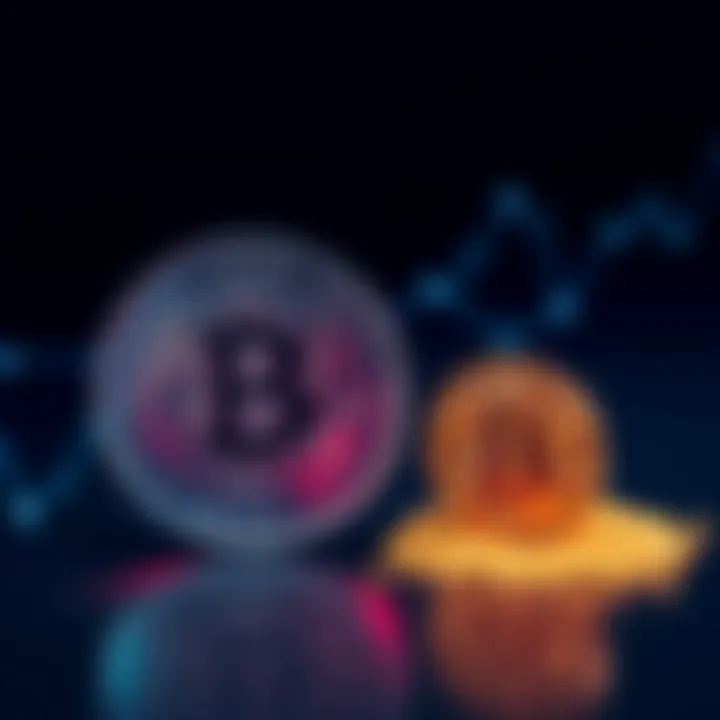 Comparison of Bitcoin and Satoshis A visual representation of Bitcoin alongside a graphic of 56,000 satoshis, illustrating their value difference.