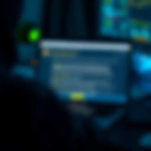 A person troubleshooting Bitcoin wallet issues on a laptop, showing a screen with error messages related to private key import.