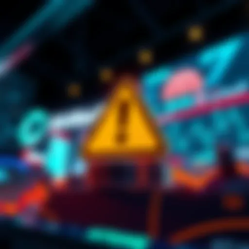 Graphic showing BitMart logo with a warning symbol indicating suspension of OM features, highlighting paused deposits, withdrawals, and trading.