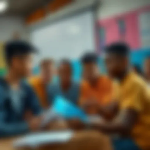 Young Brazilian people receiving skills training to improve financial literacy and employability.