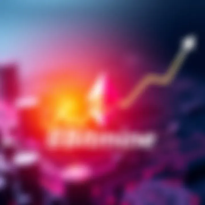 Bitmine logo with Ethereum logo and rising graph in the background, symbolizing investment growth as Ethereum prices rise to $2,000