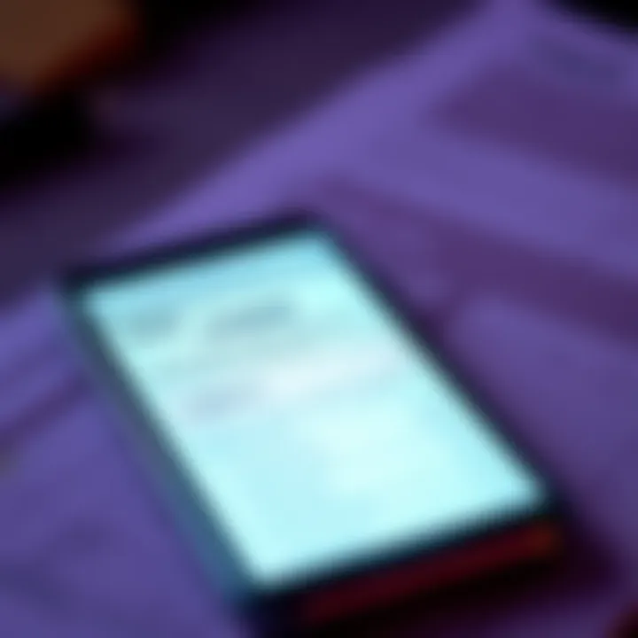 A smartphone displaying an empty tax section where the 1099-DA form should be, indicating missing information.