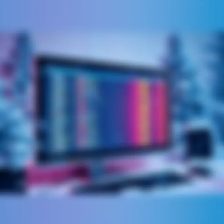 A computer screen showing data processing during a snowstorm, highlighting improved hashing methods for reliability.