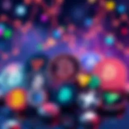 Various blockchain logos representing decentralized finance choices