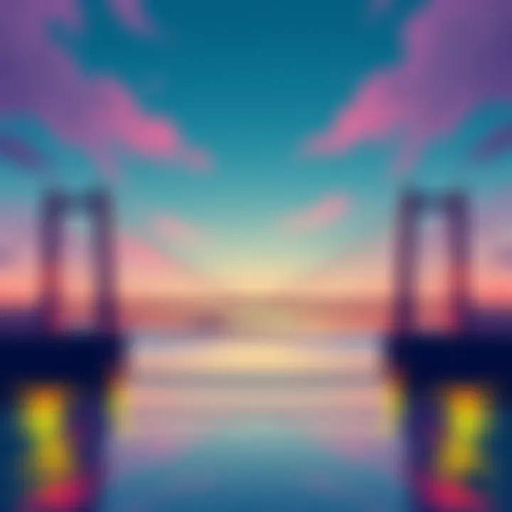 Illustration showing a bridge connecting Ethereum to Polygon, with USDC symbol flowing across