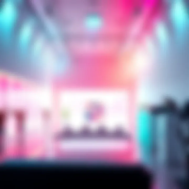 A vibrant room filled with bright light creating a lively atmosphere, showcasing the impact of brightness on mood and ambiance.