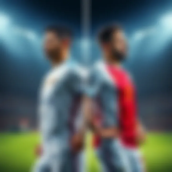 A visual comparison of Bruno and Isco, highlighting their stats and performance for team lineup decisions