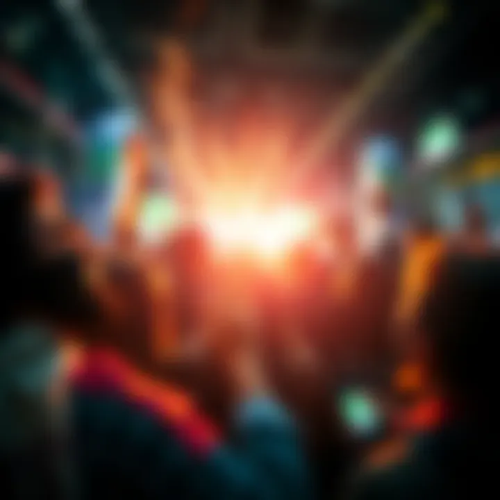 Investors celebrating positive market trends with excitement and optimism