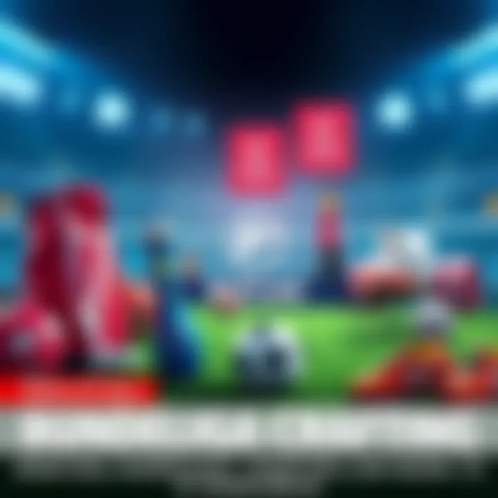 A graphic showing various limited and rare Bundesliga items and crafting elements, with a soccer theme.