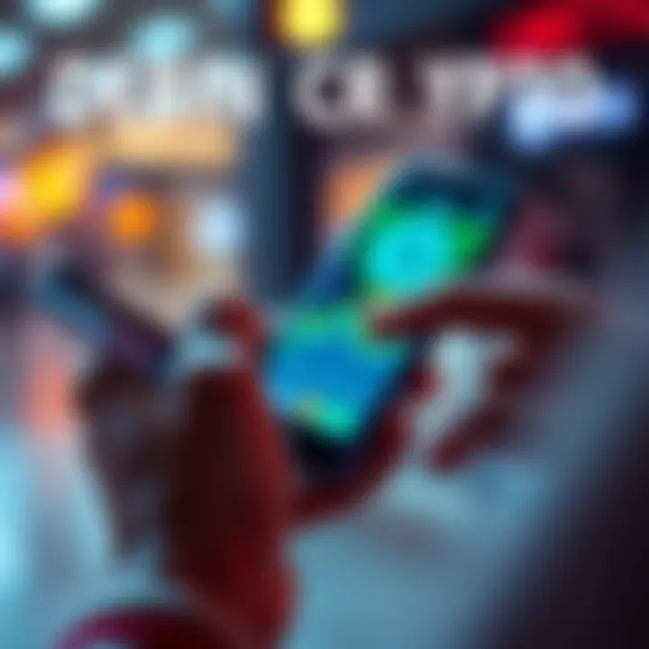 A person using a debit card on a smartphone to buy cryptocurrency directly without third-party services.