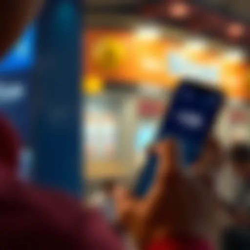A person looking at a cryptocurrency exchange app on their phone with €20 displayed, contemplating options for low minimum transactions.