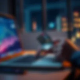 A person using a credit card on a laptop to buy cryptocurrency on a P2P platform