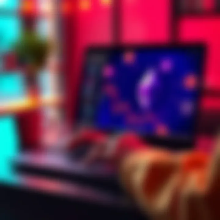 A person using a laptop to buy Pulse with Ethereum, showing cryptocurrency symbols on the screen.