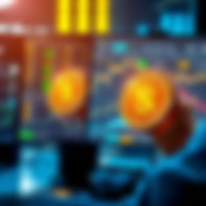 A trader easily swapping Solana meme coins using Bydifi platform on a computer screen, showing both CEX and DEX interfaces