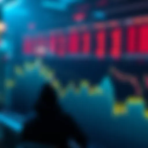 A graph showing a smooth trend line for cryptocurrency prices, indicating less volatility. Traders and investors observe market changes calmly.