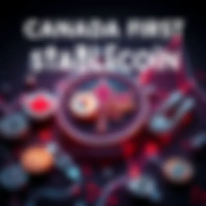 Canada's First Stablecoin QCAD A graphic showing the launch of QCAD, Canada's first fully compliant stablecoin, featuring Canadian symbols like a maple leaf and cryptocurrency icons