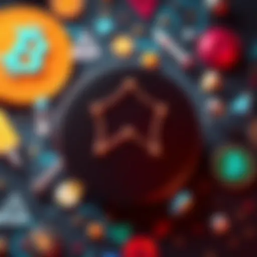 The Cardano logo with various cryptocurrency symbols around it, representing the buzz in the crypto community about ADA and Agent Flood.