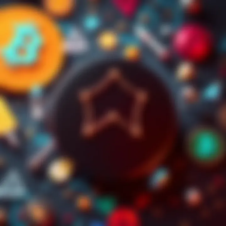 The Cardano logo with various cryptocurrency symbols around it, representing the buzz in the crypto community about ADA and Agent Flood.