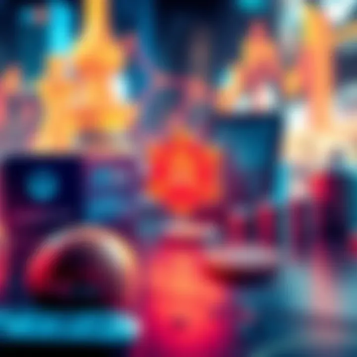 Illustration showing Cardano's capital formation strategies with financial symbols and ADA logo