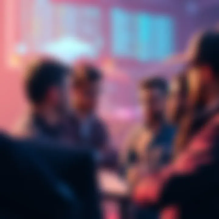 A group of people sharing tips and advice on mining Cardano cryptocurrency