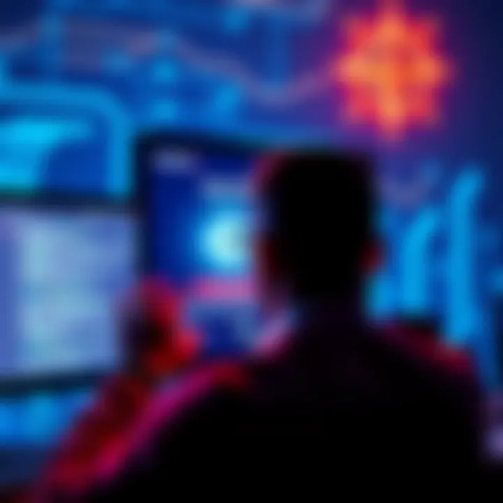 A person looking at a computer screen displaying a Cardano wallet with a missing token issue