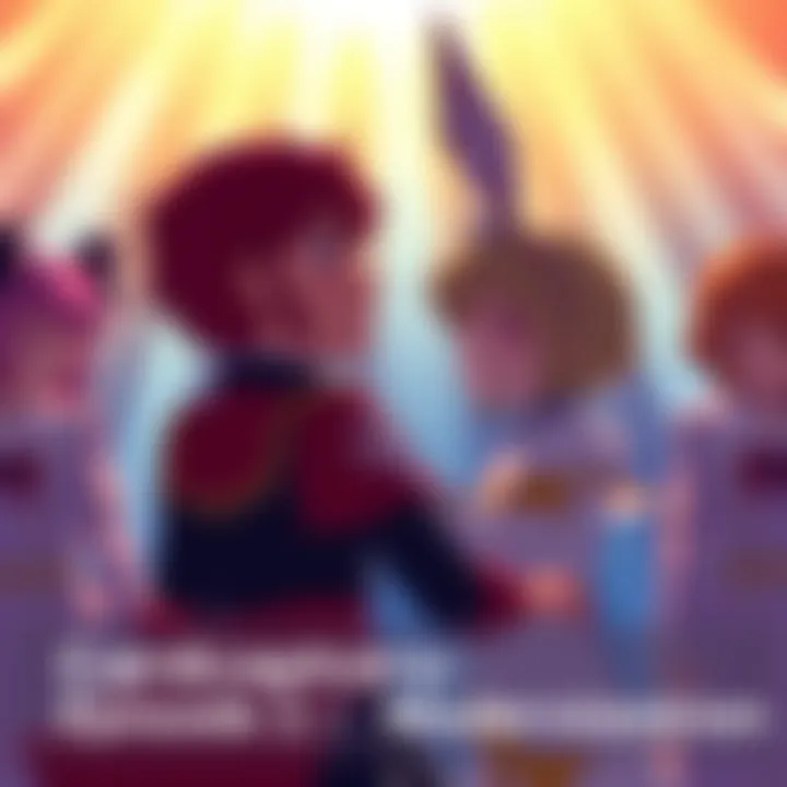 A scene from the modernized version of Cardcaptors Episode 1 showcasing enhanced visuals and improved audio quality with vibrant colors.