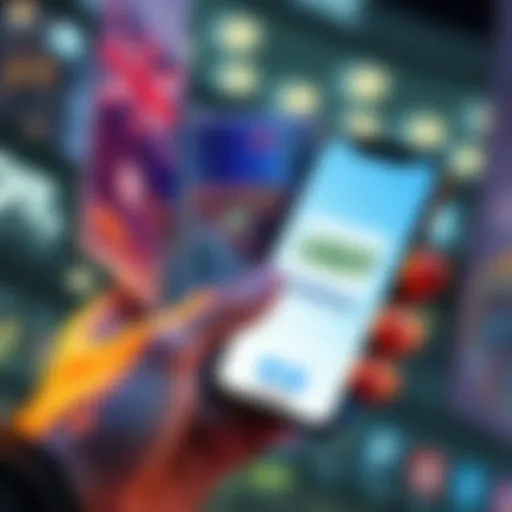 Person holding Australian cash with a phone displaying crypto exchange app for USDT