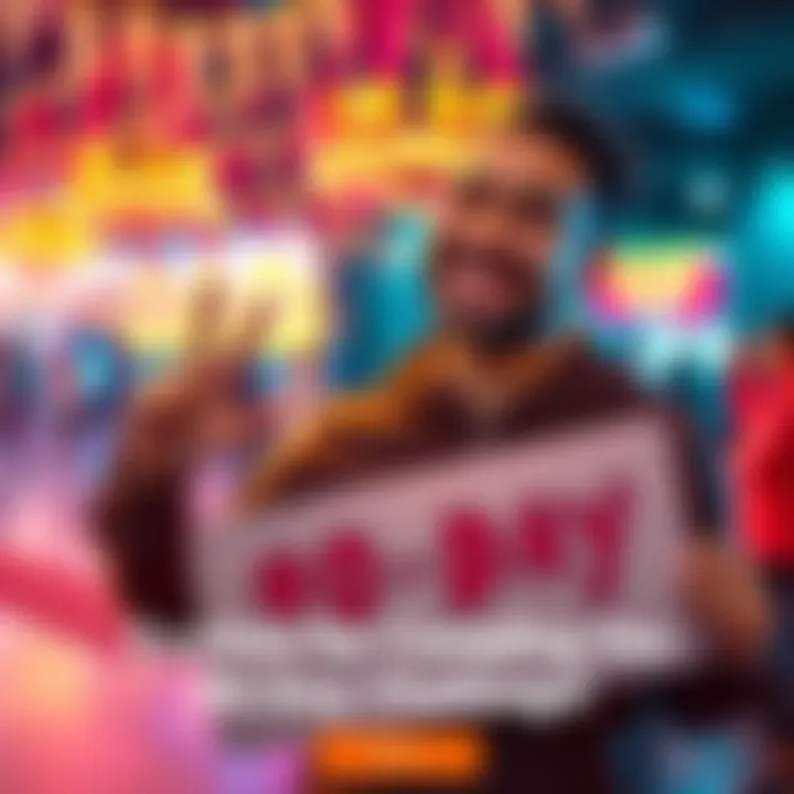 Person smiling and holding a celebration sign after finishing a 90-day challenge